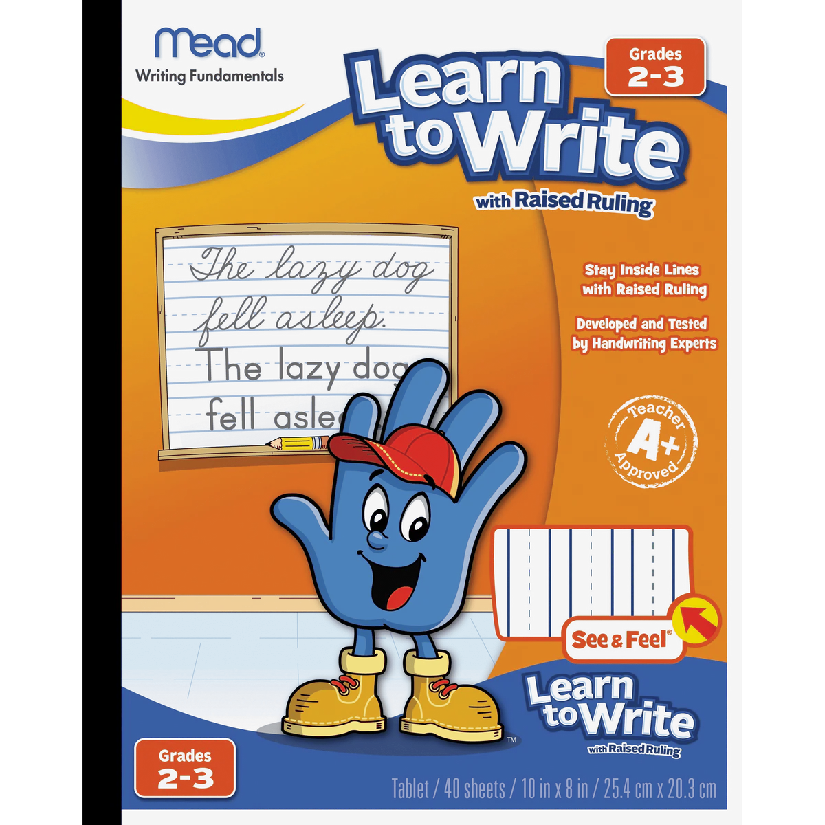Learn to write with Raised Ruling Grades 2-3 / تعلّم الكتابة باستخدام السطور البارزة (للصفين الثاني والثالث)