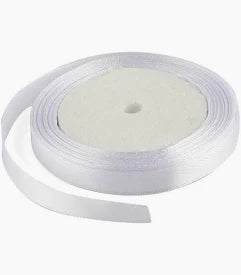 Ribbon 1.2cm White / شريط