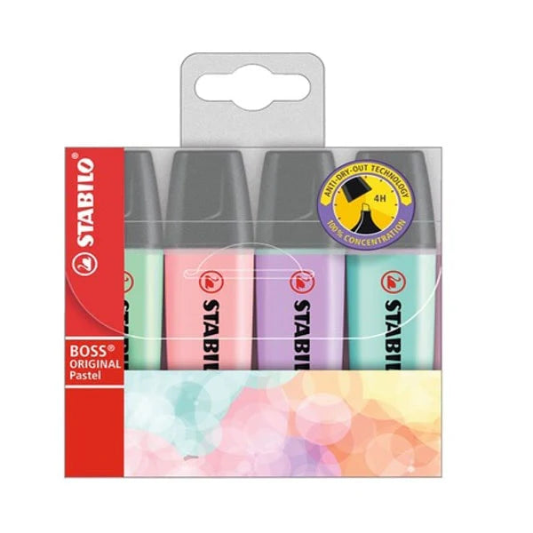 Stabilo Highlighter 4 Pcs / هايلايتر ستابيلو – 4 قطع