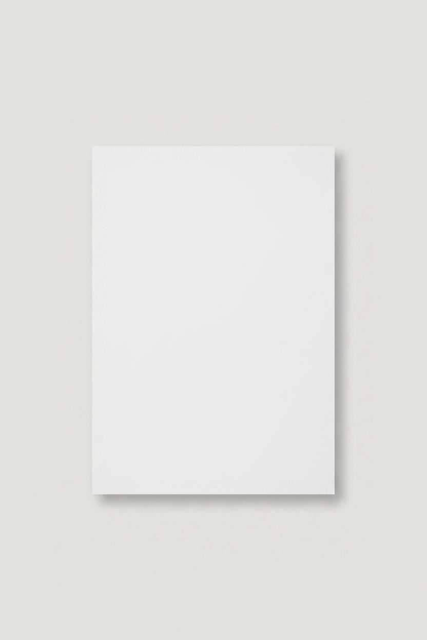 Thick White Carton Board A2 / كرتون أبيض سميك مقاس A2