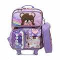 TWINS Teddy Bear 3-Piece School Set – Small, Purple / طقم مدرسي توينز دبدوب 3 قطع – صغير، بنفسجي