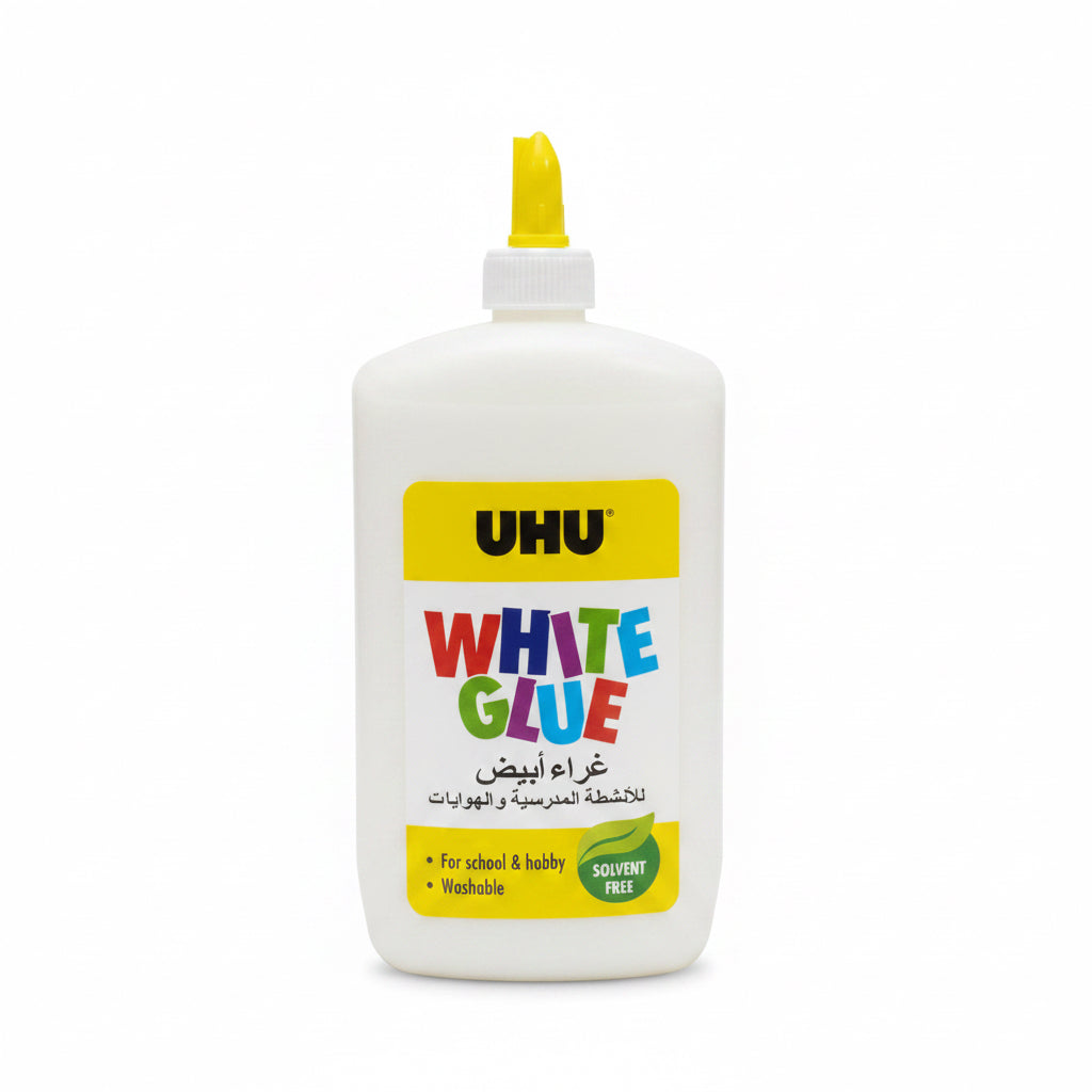 UHU White Glue 470ml / غراء أبيض يوهو ٤٧٠ مل