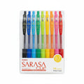 Zebra Sarasa Clip 0.7 mm Gel Pen Set – 10 Colours (JJB15-10C) / طقم أقلام جل زيبرا ساراسا كليب 0.7 مم – 10 ألوان (JJB15-10C)