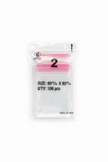 Zipper Resealable Bags No.2 – 100 pcs / أكياس سحاب قابلة لإعادة الإغلاق مقاس 2 – 100 كيس